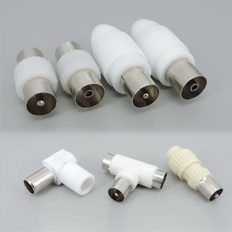 HF-TV-Stecker zu Stecker Buchse zu Buchse Buchse Buchse Kabelst ecker Konverter für Antennen TV Antenne Koaxial adapter Koax p1