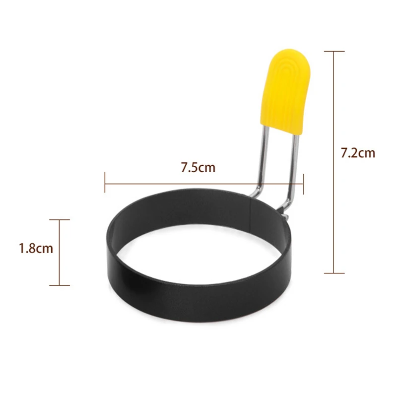 Egg Ring Egg Frying Ring Breakfast Pancake Fried Egg Mold Stainless Steel