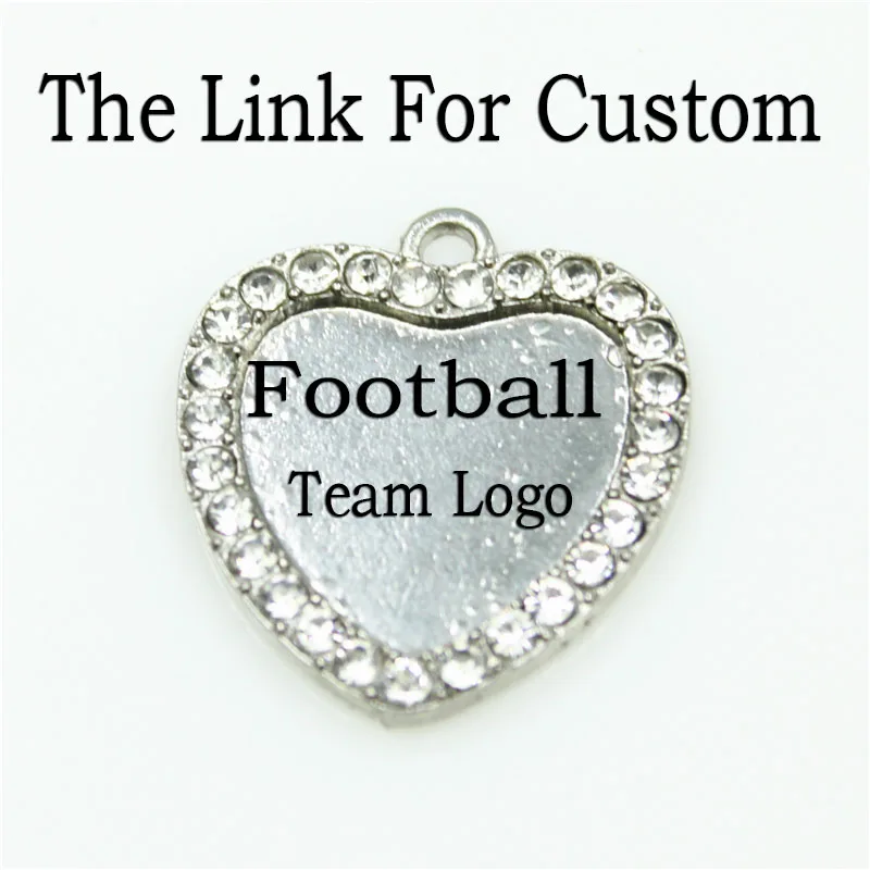 Football Crystal Charm Set 4