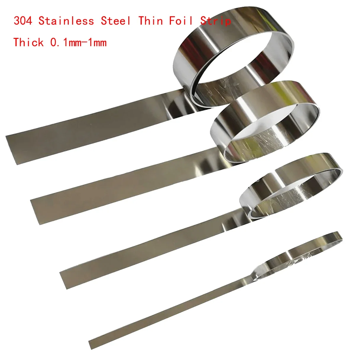 1MeterThick01mm1mm304StainlessSteelFoilStripSheetPlate