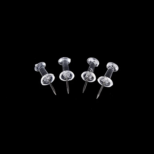 40개 투명 푸시핀 게시판 지도용 압정 포인트 게시판