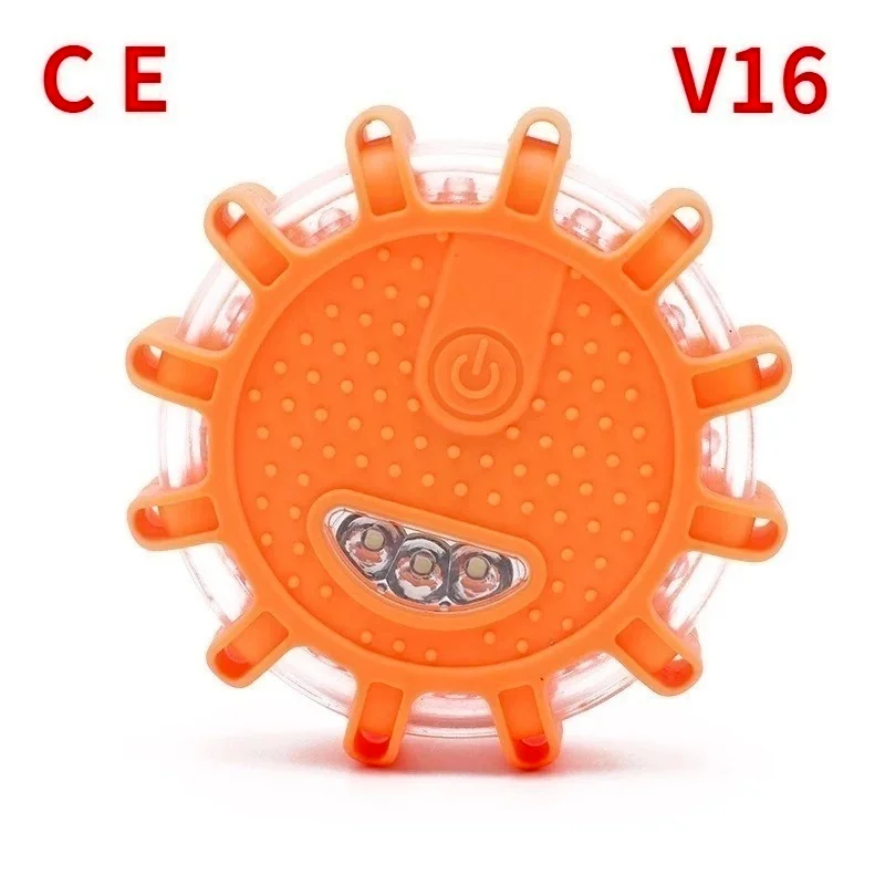 LED Road Flare Car Emergency Light Help Flash Magnetic Beacon Safety Strobe Work Warning Lights for Car Truck Boats 3pcs/set