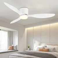 Modern Ceiling Fan with LED Light, DC Motor, Large Air Volume, Remote Control for Kitchen, Bedroom, Dining Room, Patio 1