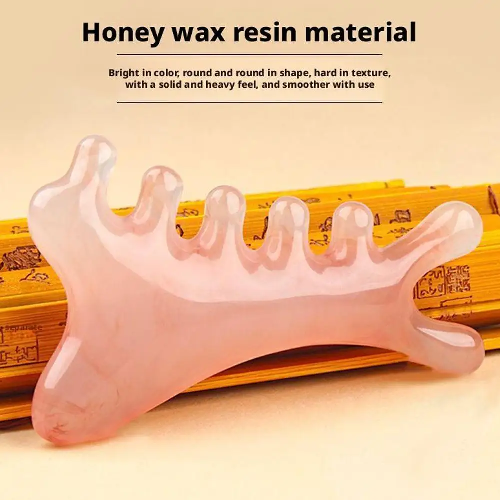 Resin Massage Comb for Scalp Therapy and Hair Care