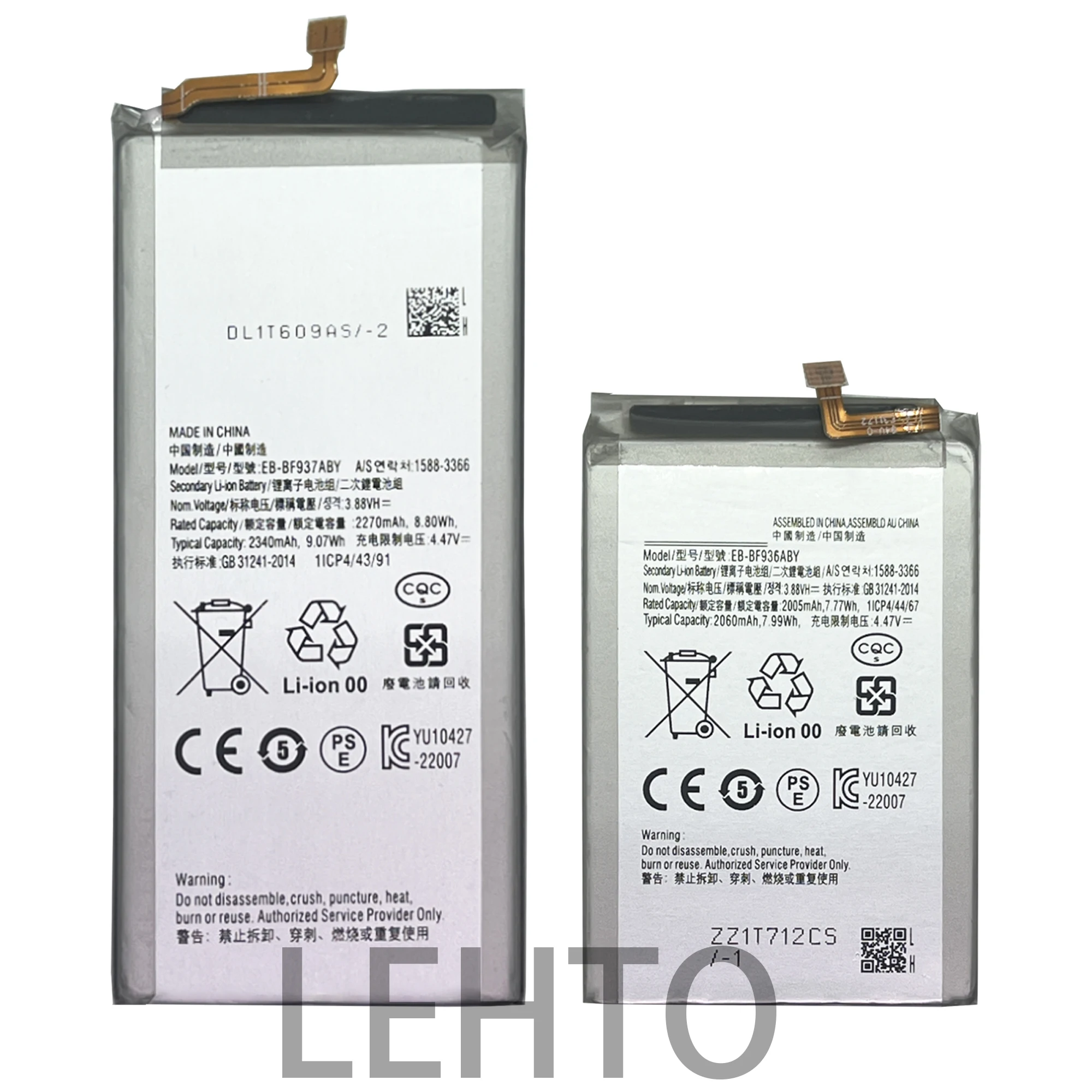 New 100%  EB-BF936ABY EB-BF937ABY Battery For Samsung Galaxy Z Fold 4 5G F936 F937 + Free Tools