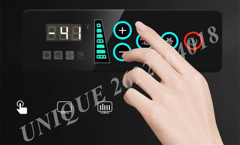 3-10 Tray Kitchen Quick Blast Freezer Commercial Fish Food Quick Upright Blast Freezer -40 Degree Frost Free Freezing