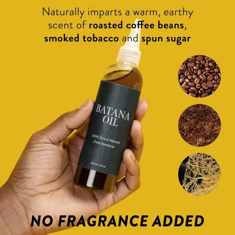 Batana Hair Oil Pure And Natural Organic Oil Anti-frizz scented Hair Care Essential General For Kids Adults 120ml hair oil