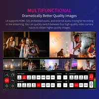 FEELWORLD L4 10.1"Touch Multi-camera Video Mixer Switcher  USB3.0 Fast Streaming Broadcast Switcher SDI HDMI-compatibe 5