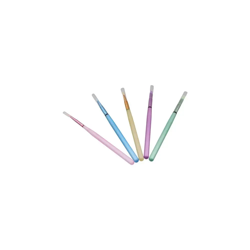 5Pcs/set French Nail Art Liner Brushes Hand Painted UV Gel Colours Paints Builder Drawing Pen DIY Manicure Design Accessories 2