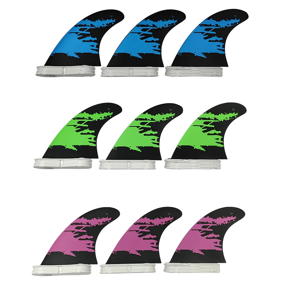 3 Pcs/set UPSURF FCS 2 Fins Medium Surf Fin Fiberglass Honeycomb with M Size Surfing Tri Fins Surfboard Accessories Water Sports children s sports new baby girl board shoes men s and women s children s shoes small and medium sized kids canvas shoes girls