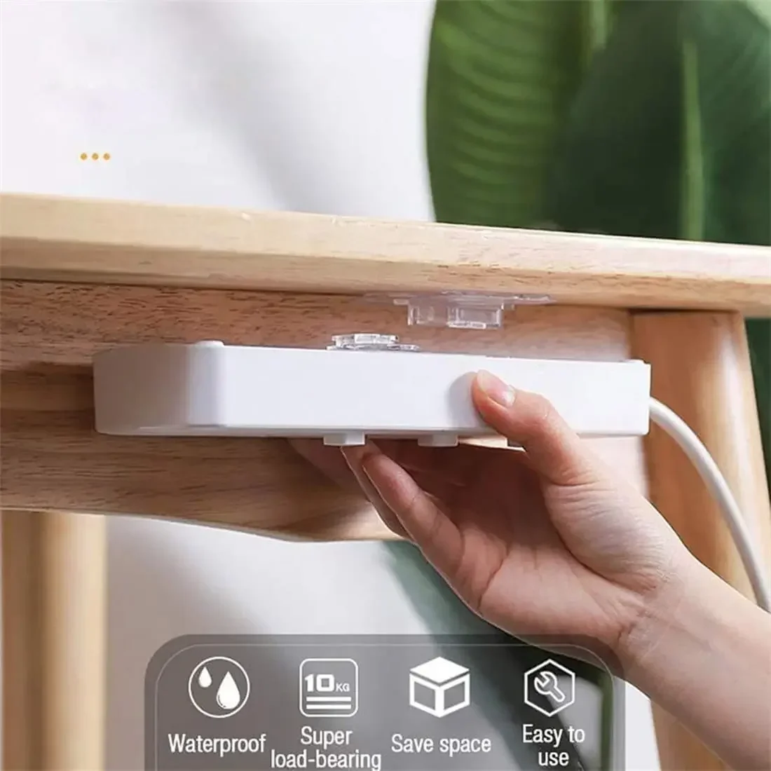 Self Adhesive Wall Hooks 40/2pcs Double-Sided Traceless Suction Cup Storage Holders For Bathroom Kitchen Organizer