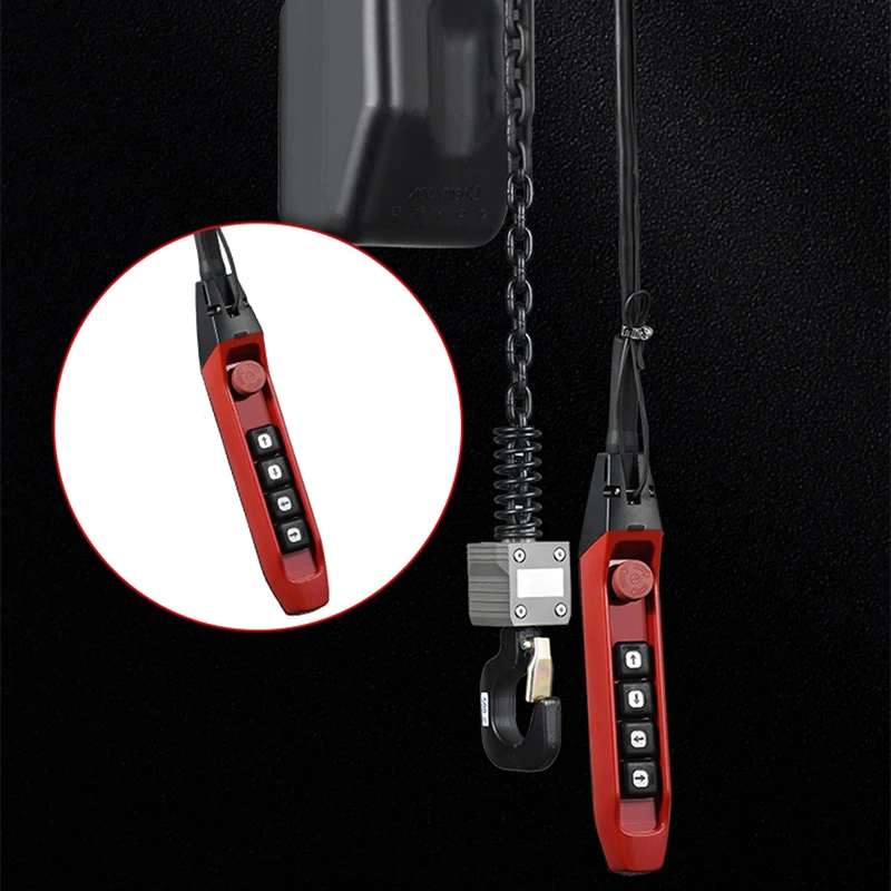 Silent version 220V chain electric hoist 1 ton 2 ton low clearance running chain type 380V crane electric hoist