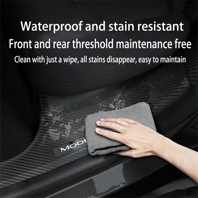 Enhanced Door Sill Guard Strips - Anti-Scratch, Dirt Resistant Threshold