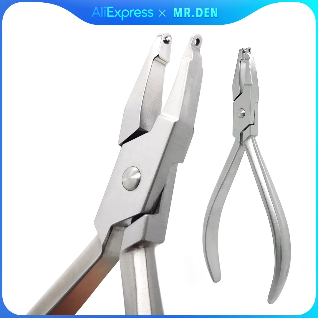 Mr Den Dental Ortodontico Aligner Pinze Mini Dot Pinze Fermo Bolla Pinze Di Ritenzione Termica Invisalign Hole Punch