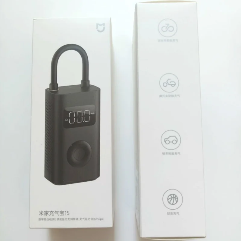 Xiaomi Mijia Portable Electric AirCompressor 1S/2 AirPump Tire Sensor for Motorcycle Car Soccer