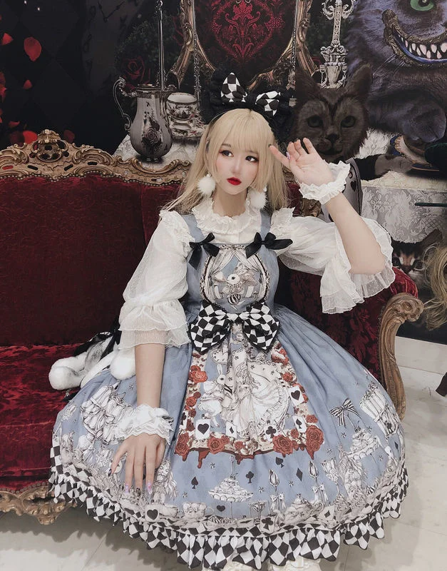 Alice Lolita Party Dress Black Gothic 