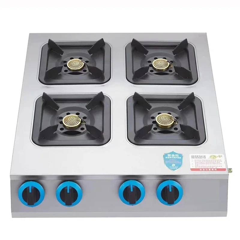 Claypot commercial multi-burner gas stove three-four-six-burner instant noodle gas stove