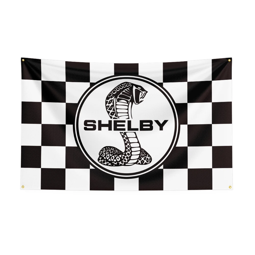 

3x5 Fts Shelbys Racing car Flag for Decor