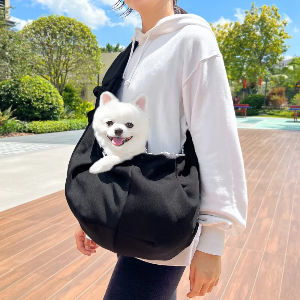 Tragbare Haustier-Tragetasche für draußen, Schultertasche, Katzentransporttasche, Reisetasche für kleine Hunde und Katzen bis 5 kg, Haustierbedarf – Detail 3
