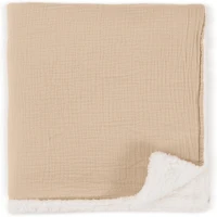 Soft Muslin Cotton Baby Blanket Double Layer Breathable and Lightweight Blanket Cozy Warm for Newborn Baby Boys Girls 2