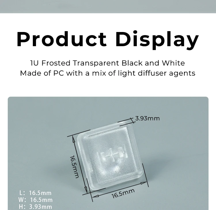 Profile PBT, Keycaps para Kailh Chocolate Switch,