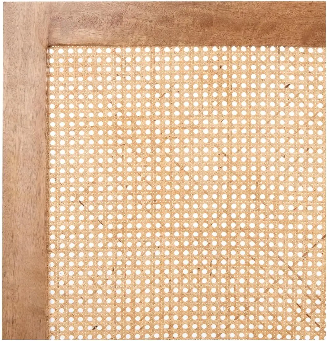 Home Collection Vienna Natural Cane Twin Headboard Platform