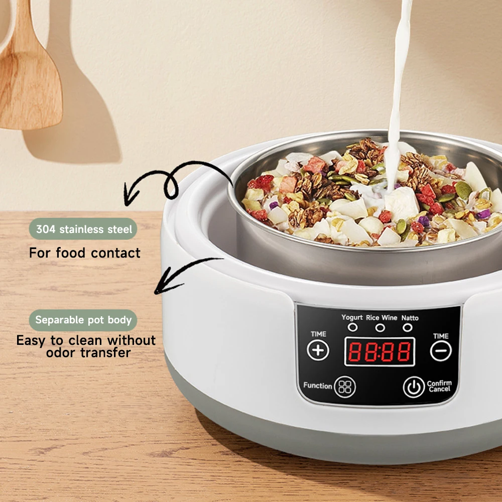 Household Electric Mini Yogurt Maker Automatic Multifunctional Yogurt Machine Kitchen Rice Wine Maker Natto Fermenting Machine