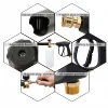 High Pressure Car Wash Gun All Copper 5 Color Nozzles Adjustable Foam Washer for Car Home Cleaning 2