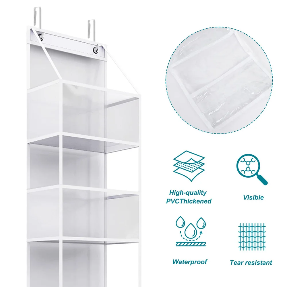 Multi-functional Fabric Hanging Bag for Behind the Door Multi-layer Storage Hanging Bag Miscellaneous Organizer Storage Hanging 3