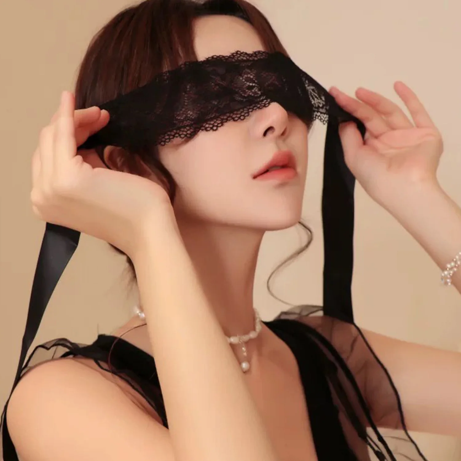 Hollow Eye Cover designed for masquerade, cosplay, and evening accessory looks