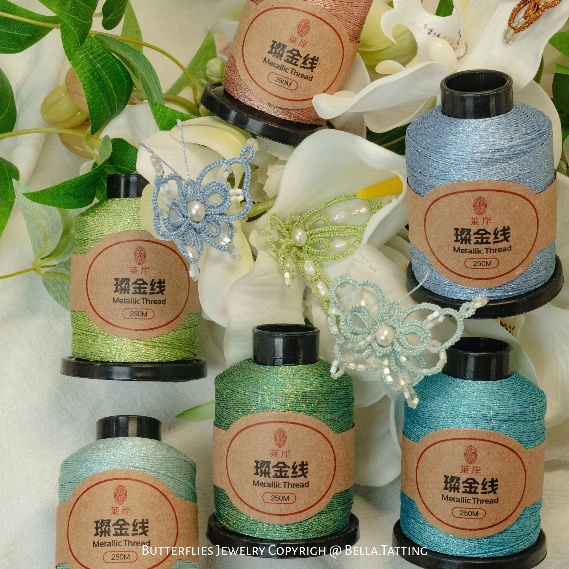 25g 250미터 금사 금속 와이어, 두꺼운 손으로 짠 로프, 부드럽고 피부 친화적인 목걸이 로프, 손으로 땋은 로프