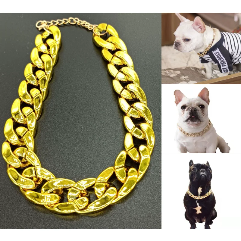 Dog Collars Chain Bulldog Teddy French Bulldog Collars Pet Necklace Pet