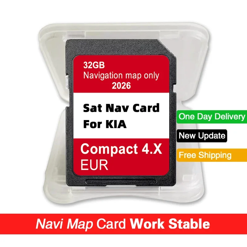 Aggiornamento Navigazione GEN4 GPS Mappe Europa Russia Scheda SD 32GB per KIA Compact 4.X Soul Sorento Optima Accessori Veicolo 2026