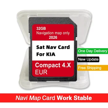 Aggiornamento Navigazione GEN4 GPS Mappe Europa Russia Scheda SD 32GB per KIA Compact 4.X Soul Sorento Optima Accessori Veicolo 2026