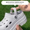 Cave shoes for women with thick soles and increased height for external wear. New summer silent and anti slip beach sandals 3
