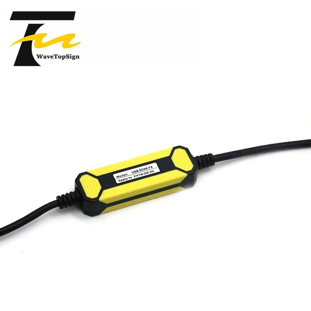 웨이브탑시그 프로그래밍 케이블 PLC 데이터 통신 케이블 다운로드 케이블 USB-SC09-FX (미쓰비시 PLC 모듈 FX3U/3GA/SA/1/2N용)