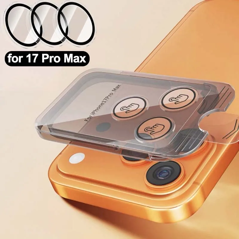 AR Clear Lens Cover | Dust-Free Removable Camera Protector with Tempered Glass Film | Easy Install