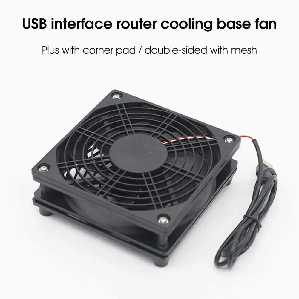 Excellent TV Box Heat Sink Low Noise Eco-friendly STB Cooling Fan USB Router Mobile HDD TV Box Cooler