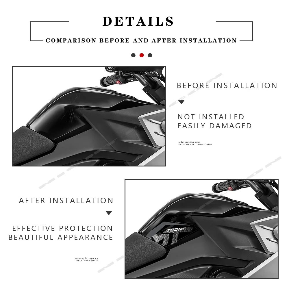 3D   ƼĿ ŰƮ, ũ е ȣ ƼĿ, CFMoto MT700 2023-700MT 2024  ׼