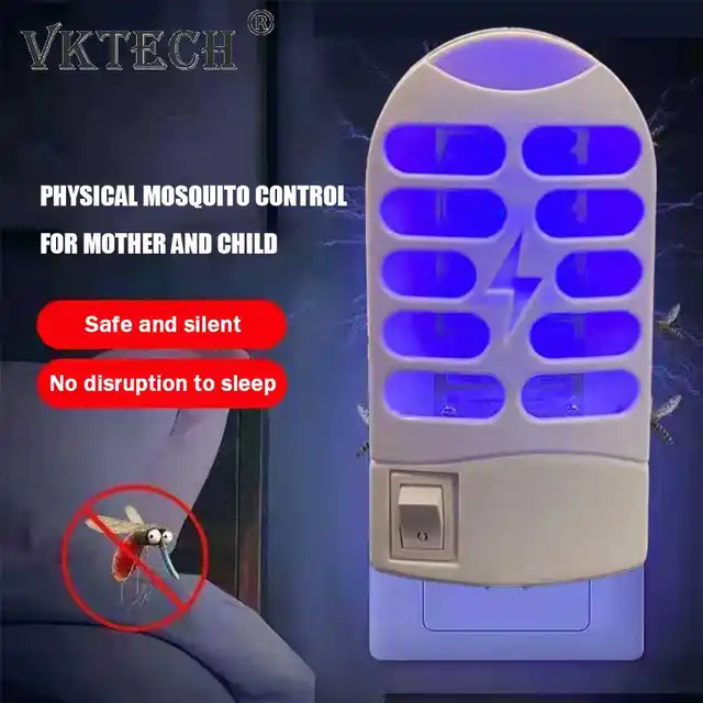 2023 Új Áramütés Szúnyoggyilkos Lámpa Led Biztonságos Eszköz Ártalmatlan Környezetbarát Az Otthoni Irodaszerek Számára - Image 2