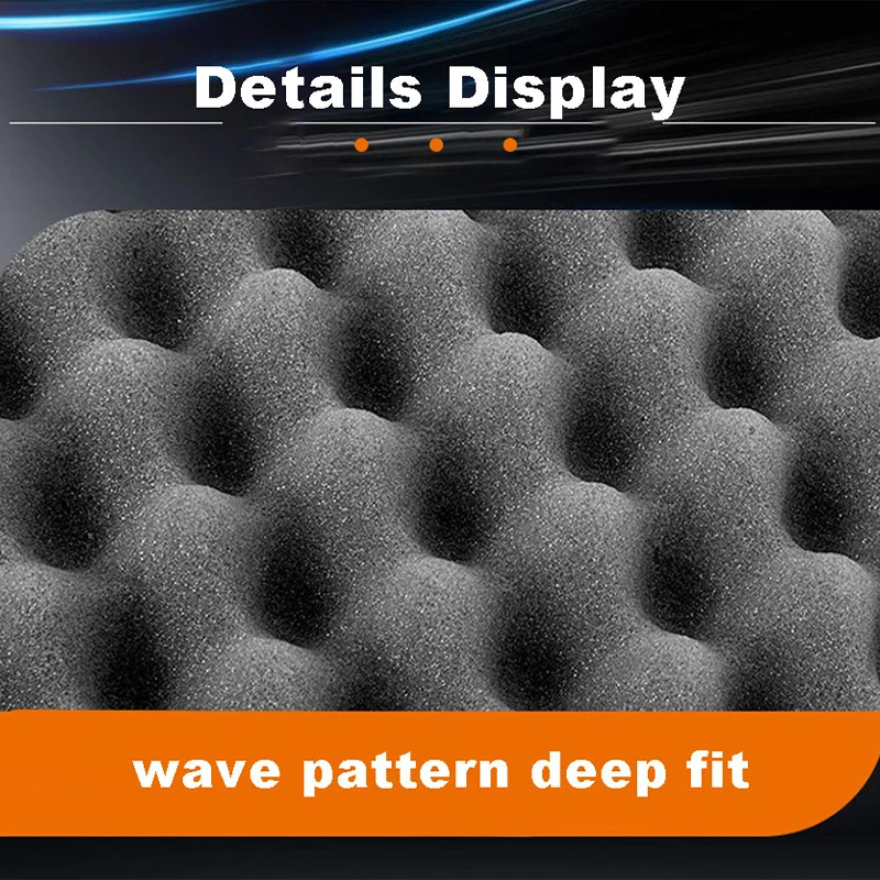 Car damp clean sponge three layers wash sponge block car detailing care tools 1pc