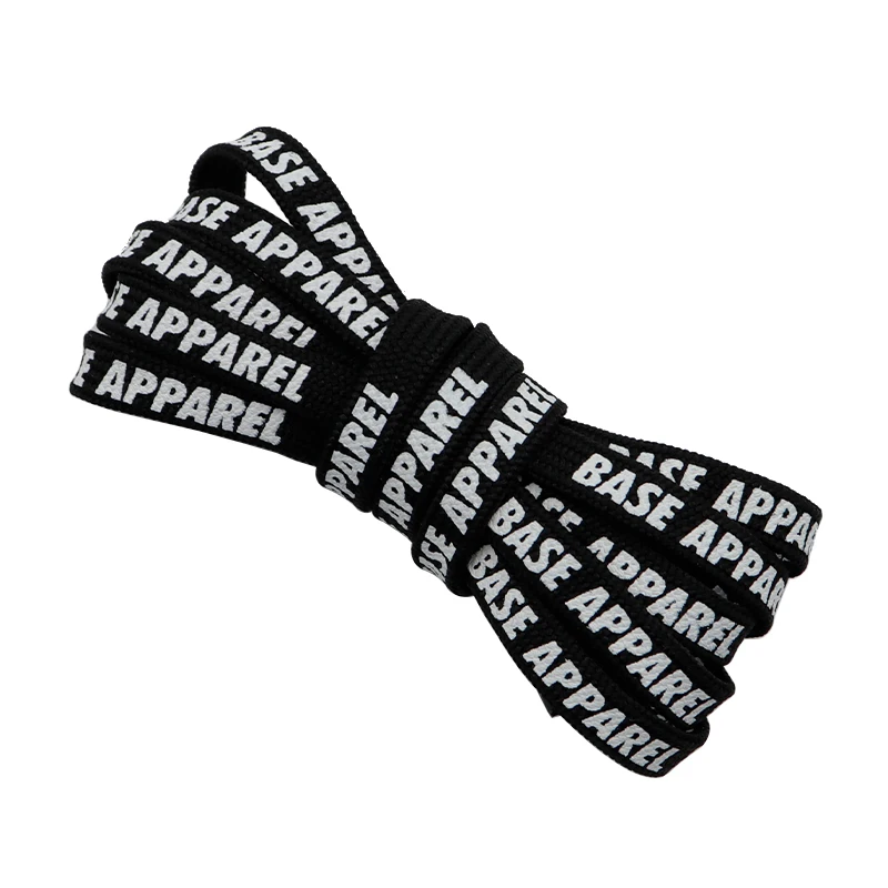 BASE APPAEL 7mm Black Shoelaces 60-180cm Vintage Flat Shoelaces Super Bootlaces Shimmering  Shoe Laces for Queens Kids