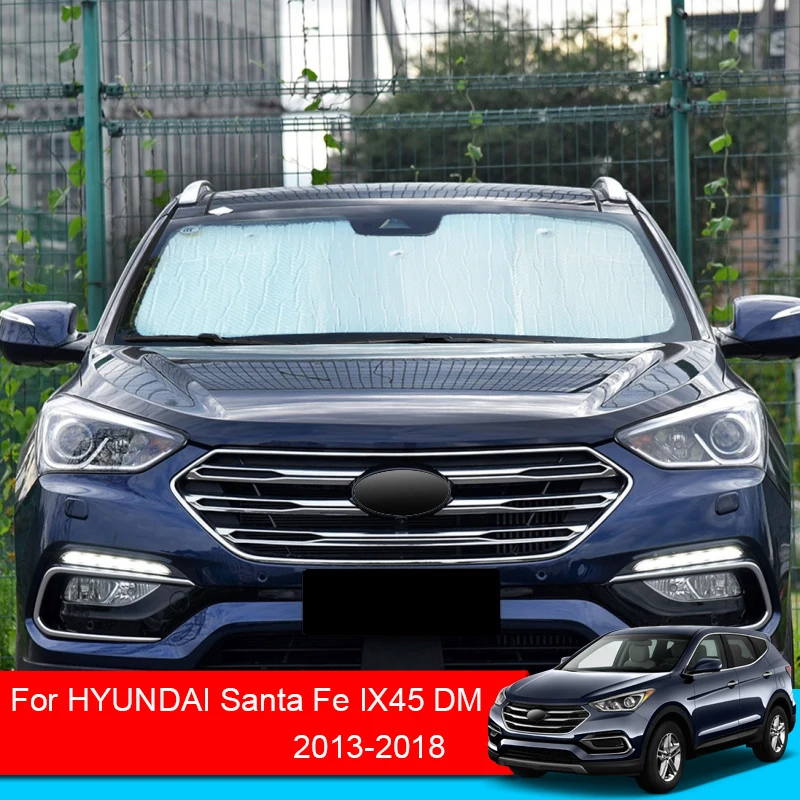 

Для Hyundai Santa Fe IX45 DM 2013-2025 Автомобильный солнцезащитный покрытие с УФ-защитой занавес для окна солнцезащитный козырек лобовое стекло аксессуар для автомобиля