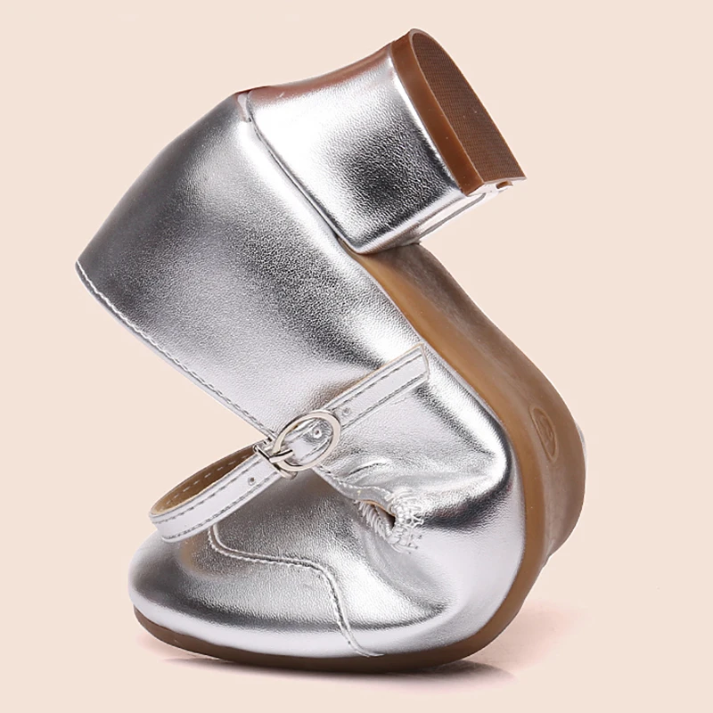 Dance Shoes for Woman Girls Ladies Latin Ballroom Modern Salsa Practise Dancing Shoes Closed Toe Square Dance Soft Rubber Sole dance shoes