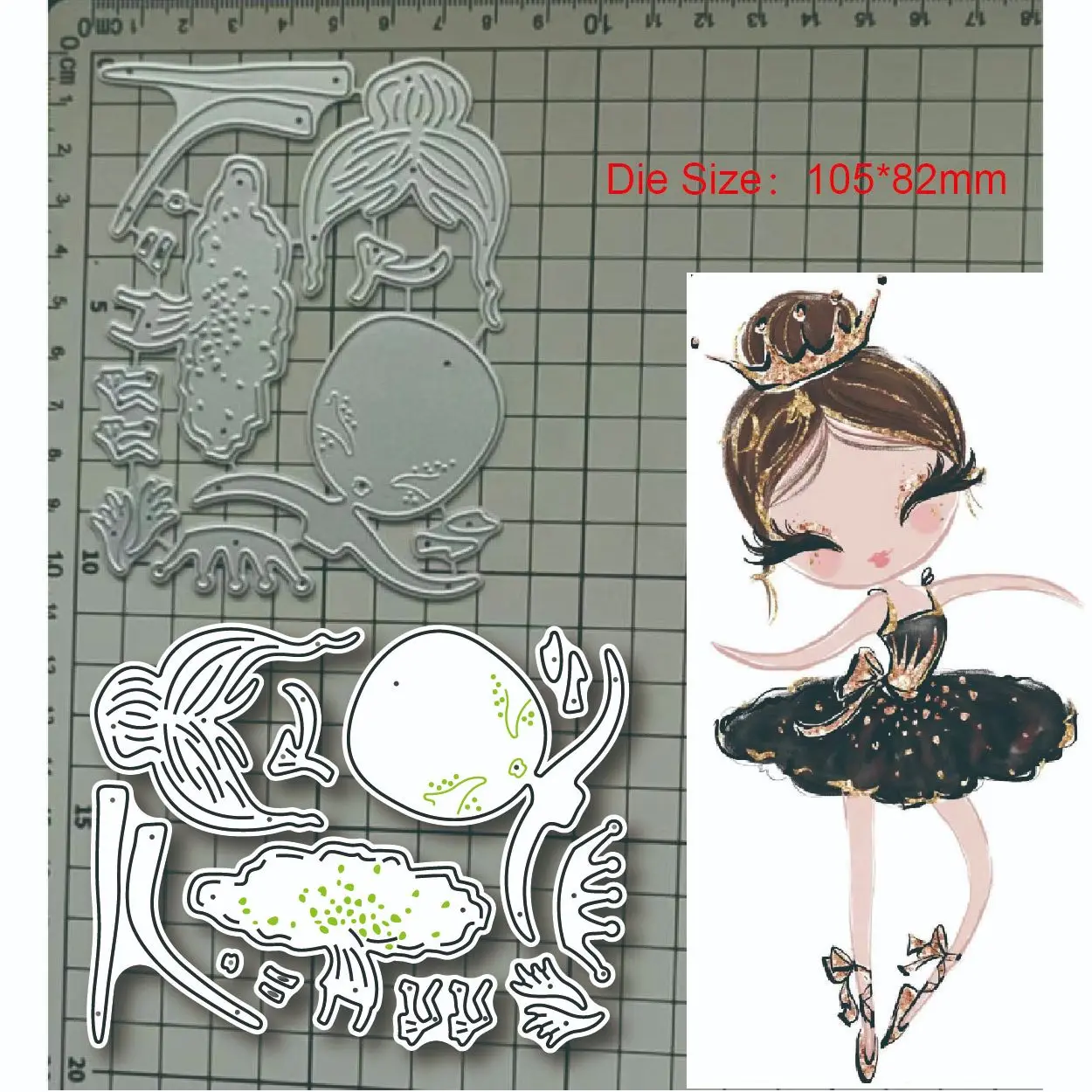 2023 New Metal Cutting Dies Ballet Black Swan Actor Decoration Scrapbook Paper Craft Knife Mold Blade Punch Stencil Dies