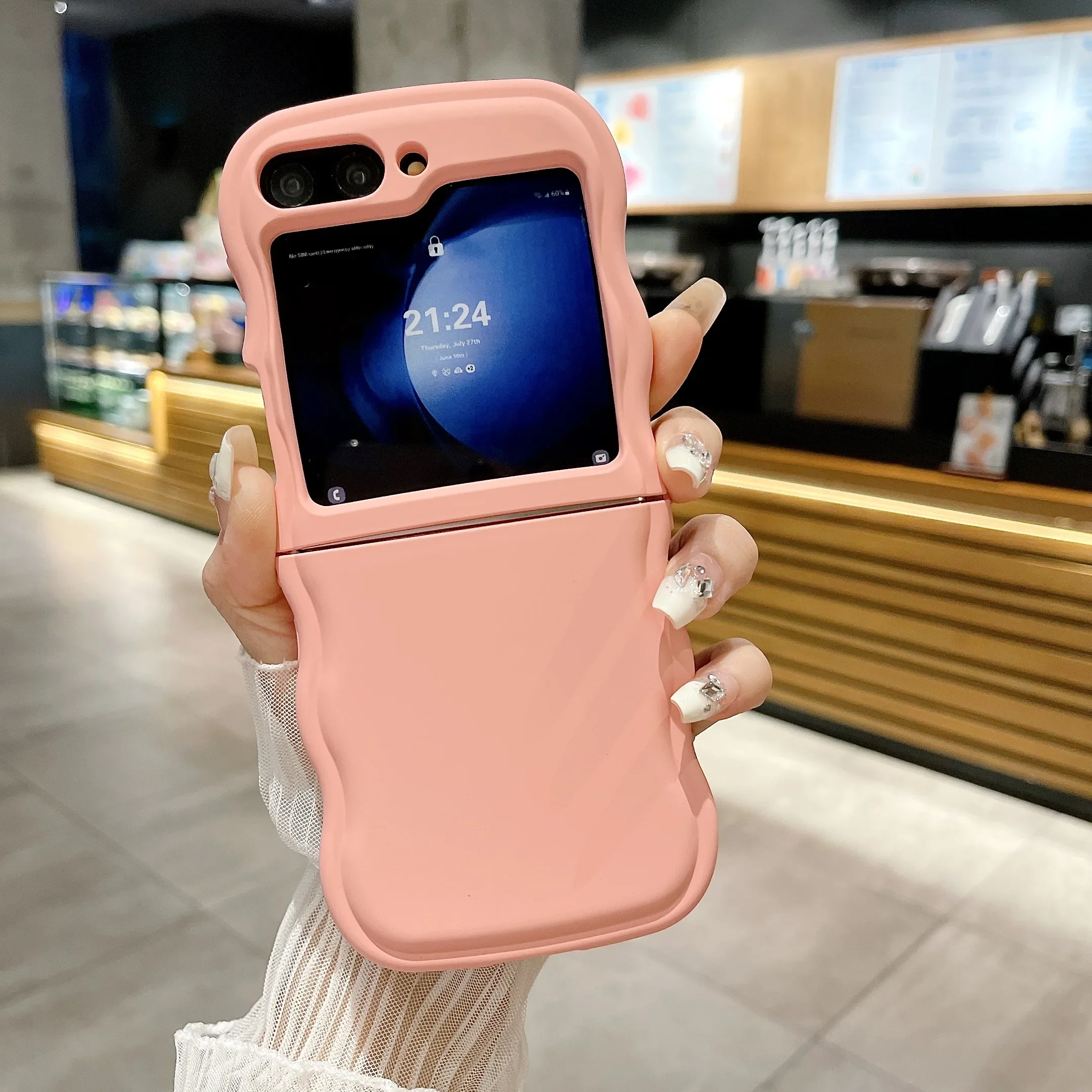 Big Wave Folding Case - Fashionable 2-Piece Protective Soft Cover
