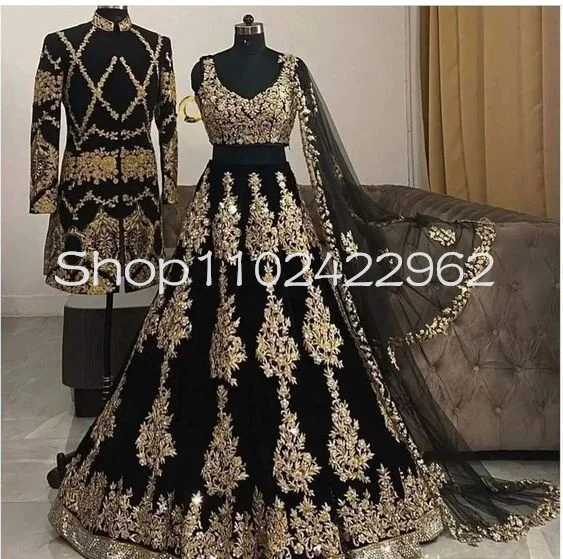 Amazon.com: Delisa New Wedding Party wear Embroidered Salwar Kameez Indian  Dress Ready to Wear Salwar Suit for Women 7115 (Black, Numeric_36) :  Clothing, Shoes & Jewelry