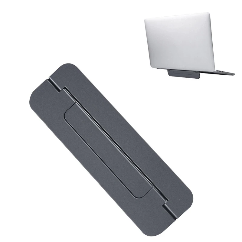 F3MA Laptop Stand Invisible Bracket Mini Portable Heat Reduction Cooling Base Tablet Holder For Notebook 13-17inch