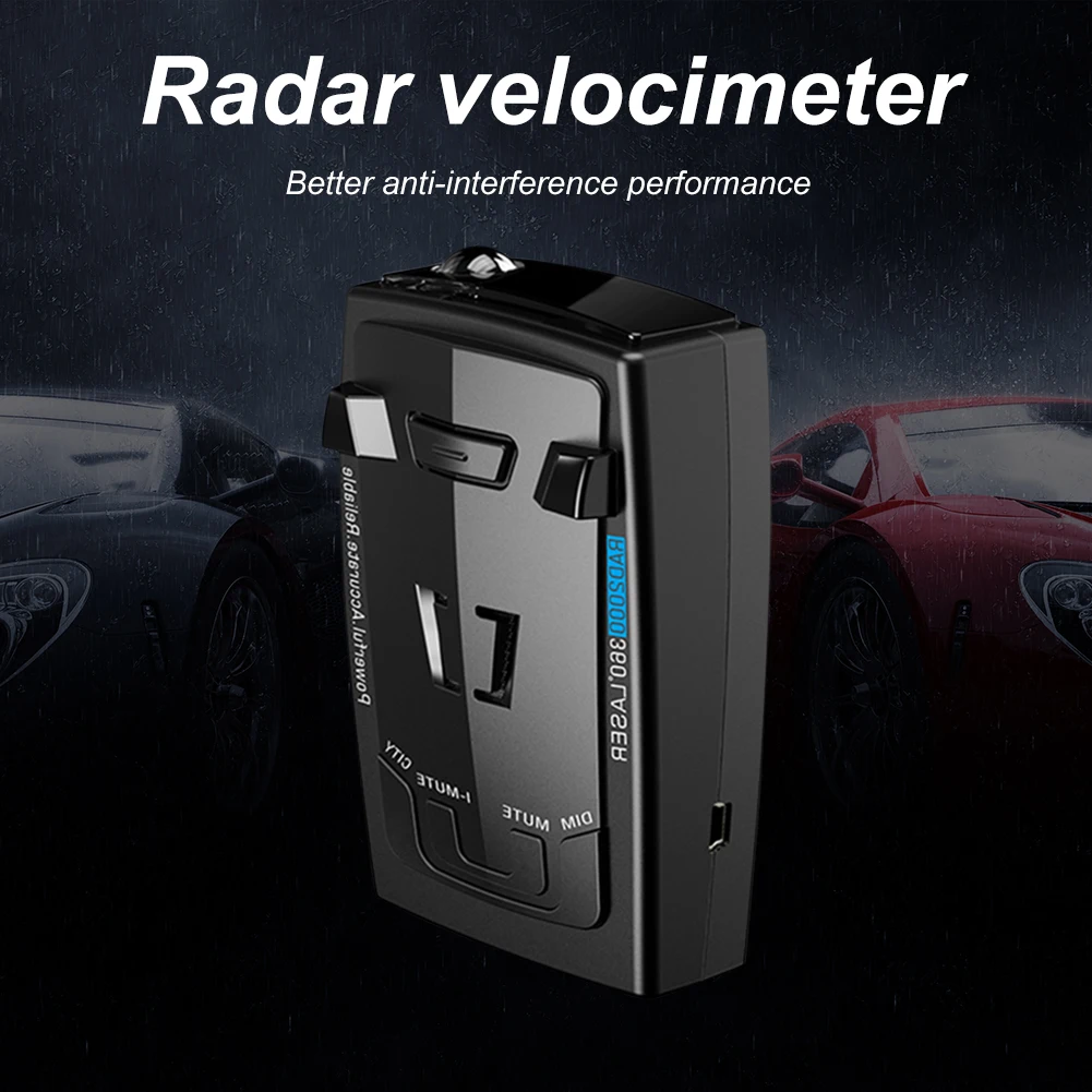 RAD2000 Car Radar Detector Sensitive Car Radar Speedometer Vehicle