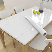 Table Stickers Self-adhesive Waterproof Oil Resistant Marble Pattern Desktop Renovation Sticker Kitchen Bathroom Wallpaper 1